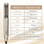 RUCHA Hair Straightener 450°F Plasma and Air Suspension Plate Flat Iron Anti-scald Smooth Frizz Hair Irons Dual Voltage