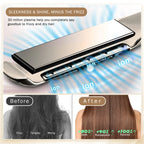 RUCHA Hair Straightener 450°F Plasma and Air Suspension Plate Flat Iron Anti-scald Smooth Frizz Hair Irons Dual Voltage