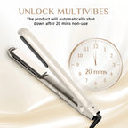 RUCHA Hair Straightener 450°F Plasma and Air Suspension Plate Flat Iron Anti-scald Smooth Frizz Hair Irons Dual Voltage